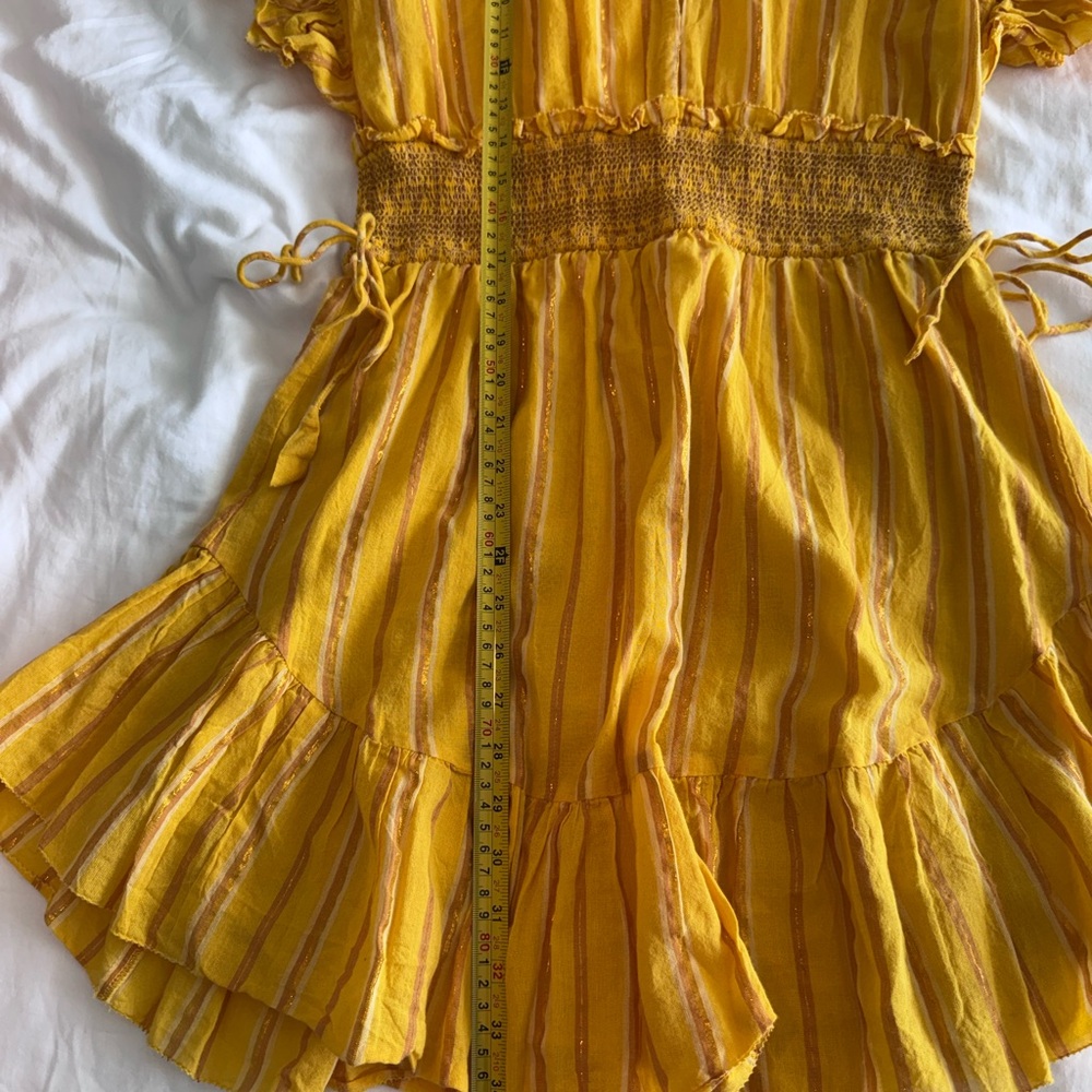 Sunflower yellow and gold Saylor dress NWOT size Medium - Picture 5 of 6